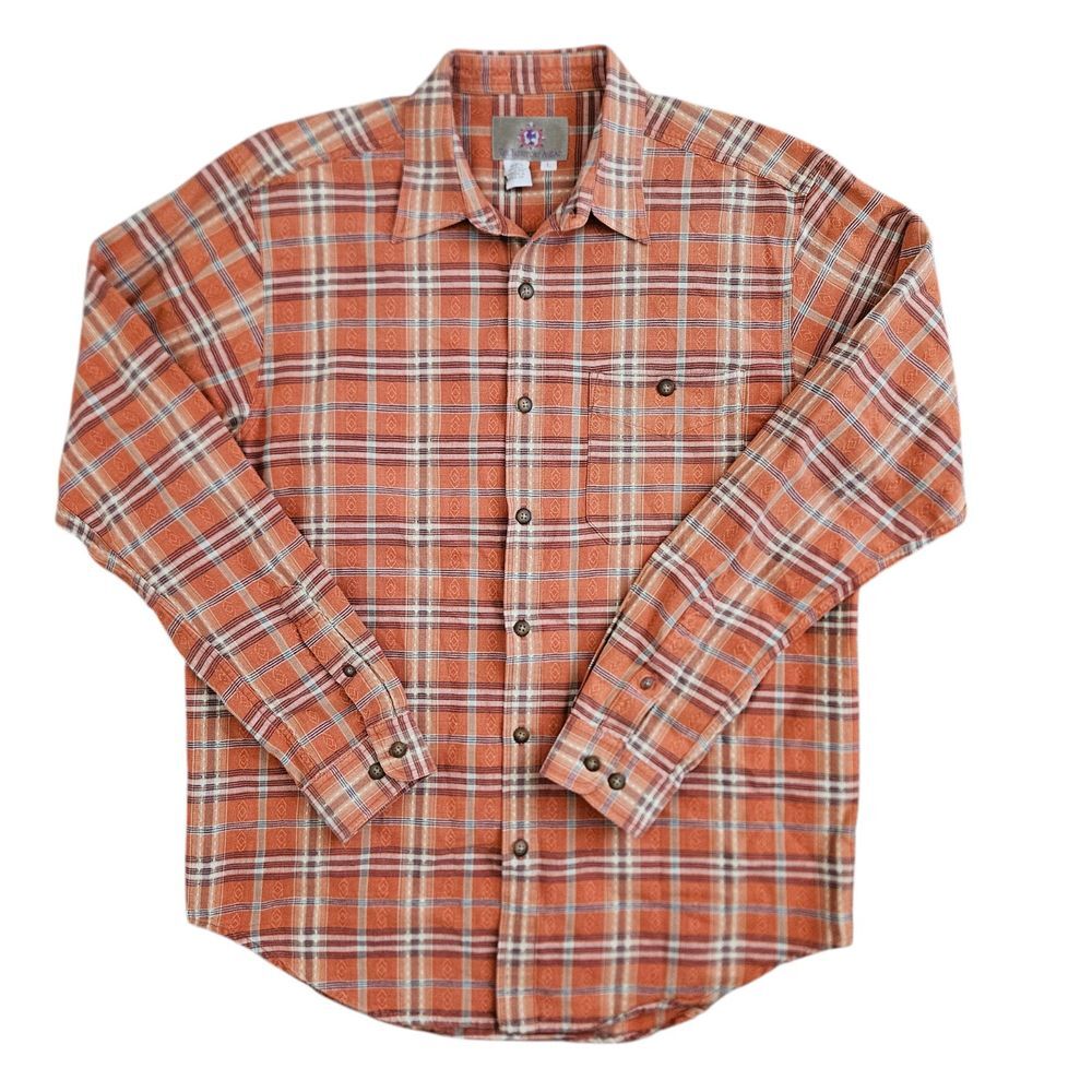 The Territory Ahead‎ (Mens Large) Long Sleeve Button Front Shirt Western Plaid